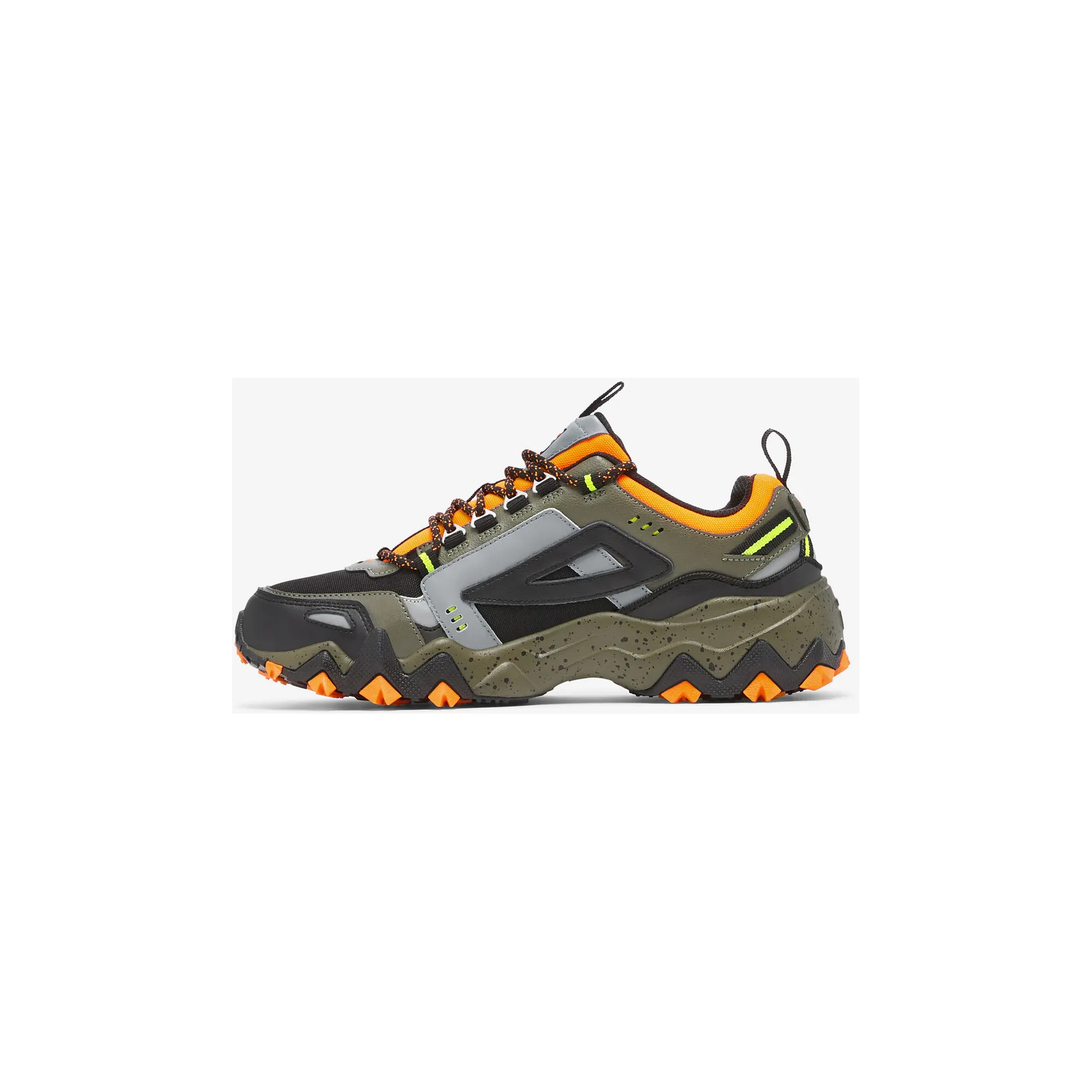 Fila Men's Oakmont TR Shoes - Shocking Orange / Tarmac / Black