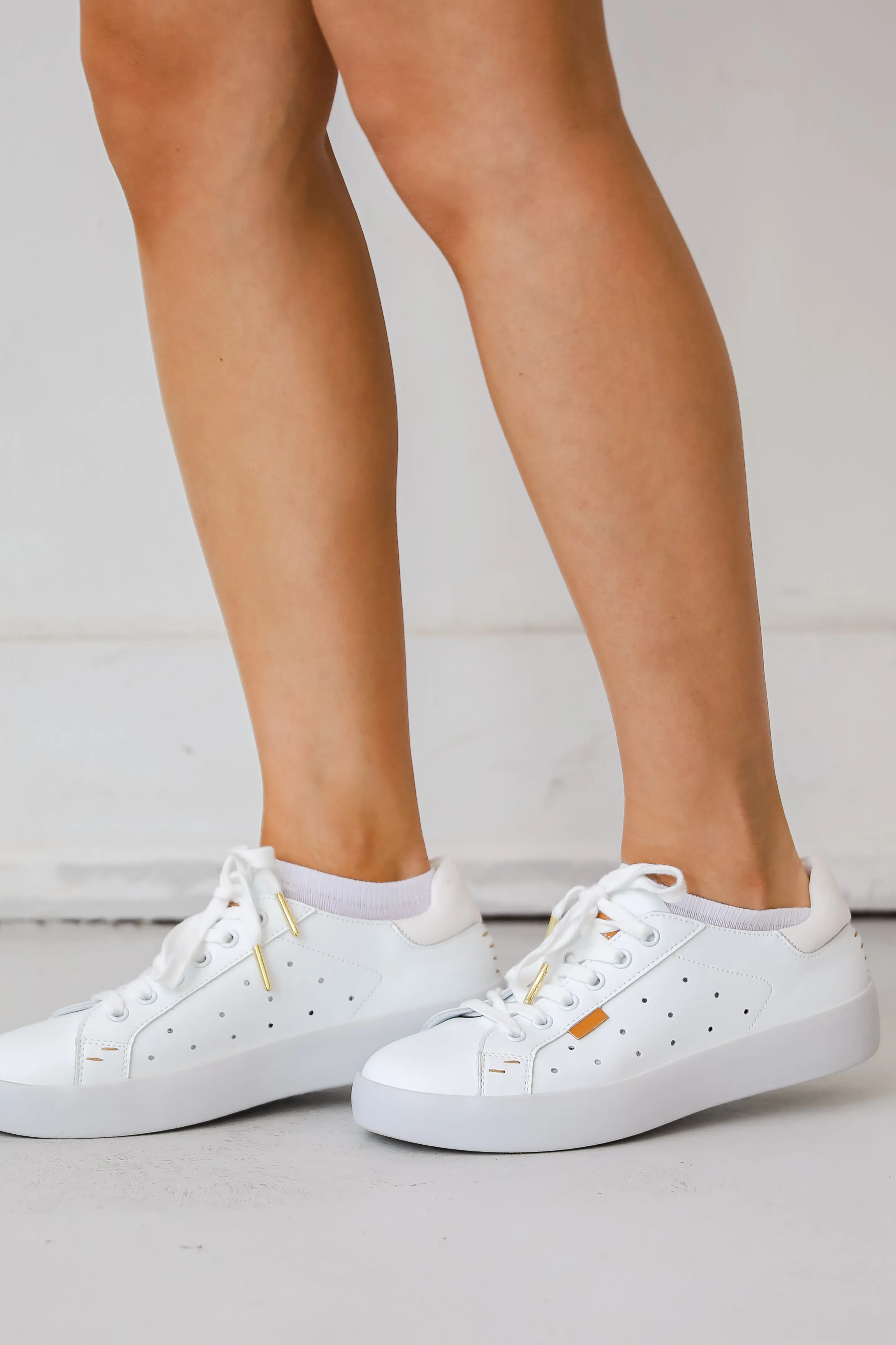 FINAL SALE - Walk With Confidence White Sneakers