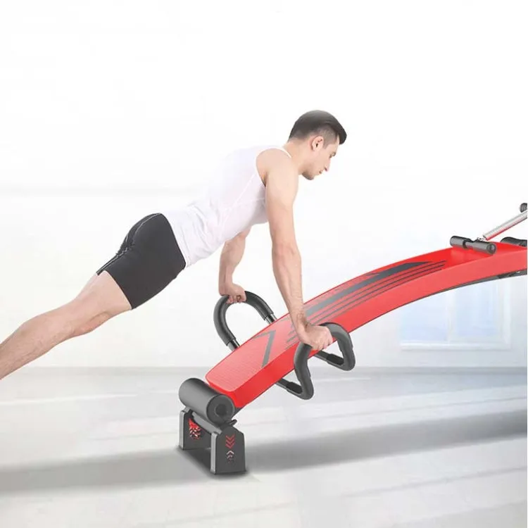 Foldable Sit-up Board For Household Multifunctional Abdomen, Specification: 177P-7 Red Glory