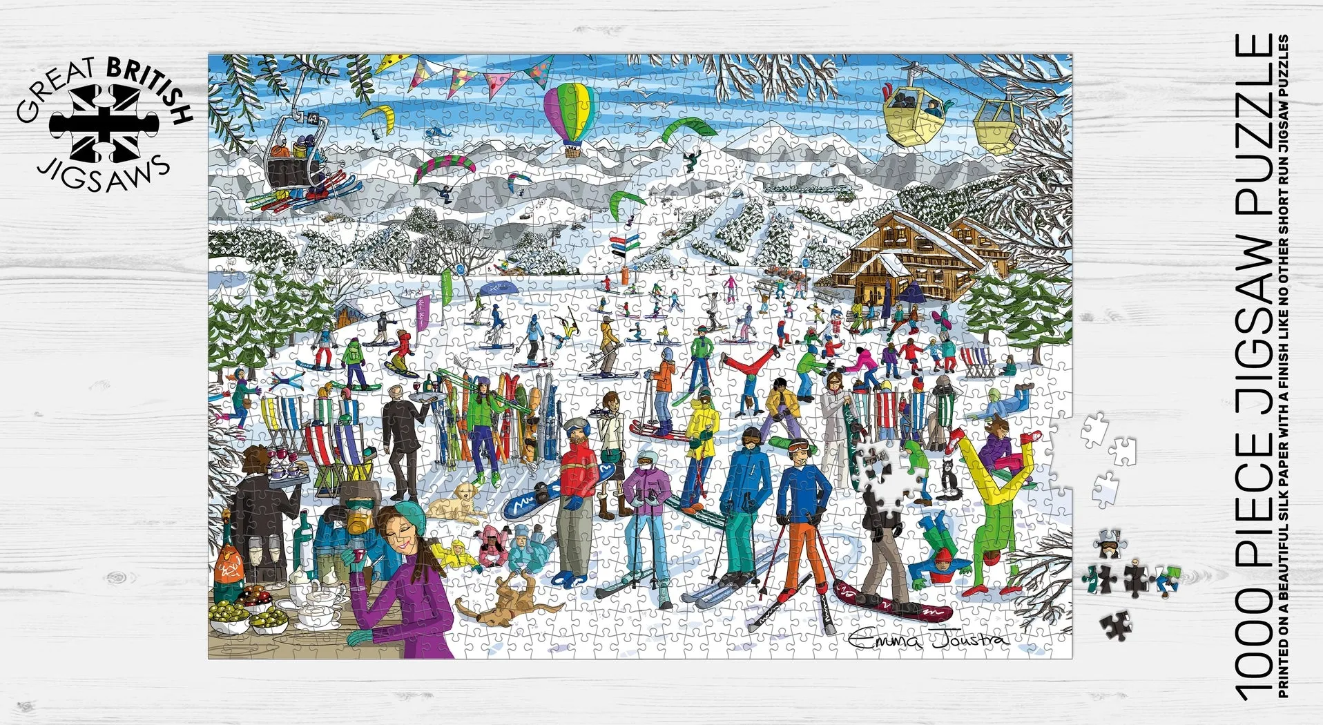 Fun on the Slopes | 1,000 Piece Jigsaw Puzzle