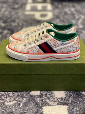 Gucci Tennis 1977 Liberty London Floral Sneaker