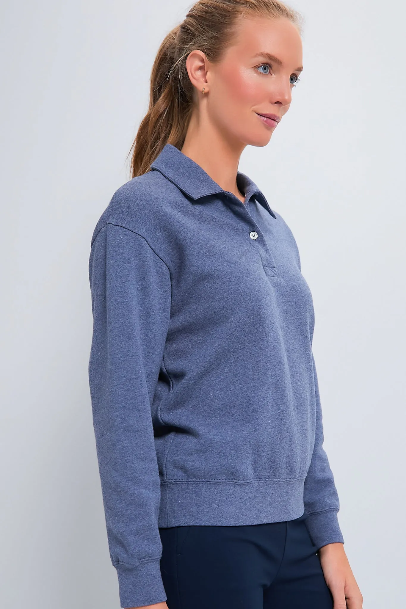 Heathered Indigo Perry Pullover