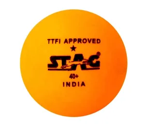 High Performance 1 Star Orange Table Tennis (T.T) Balls| Advanced 40 mm Ping Pong Balls for Training | Tournaments and Recreational Play| Durable for Indoor/Outdoor Game - Pack of 12