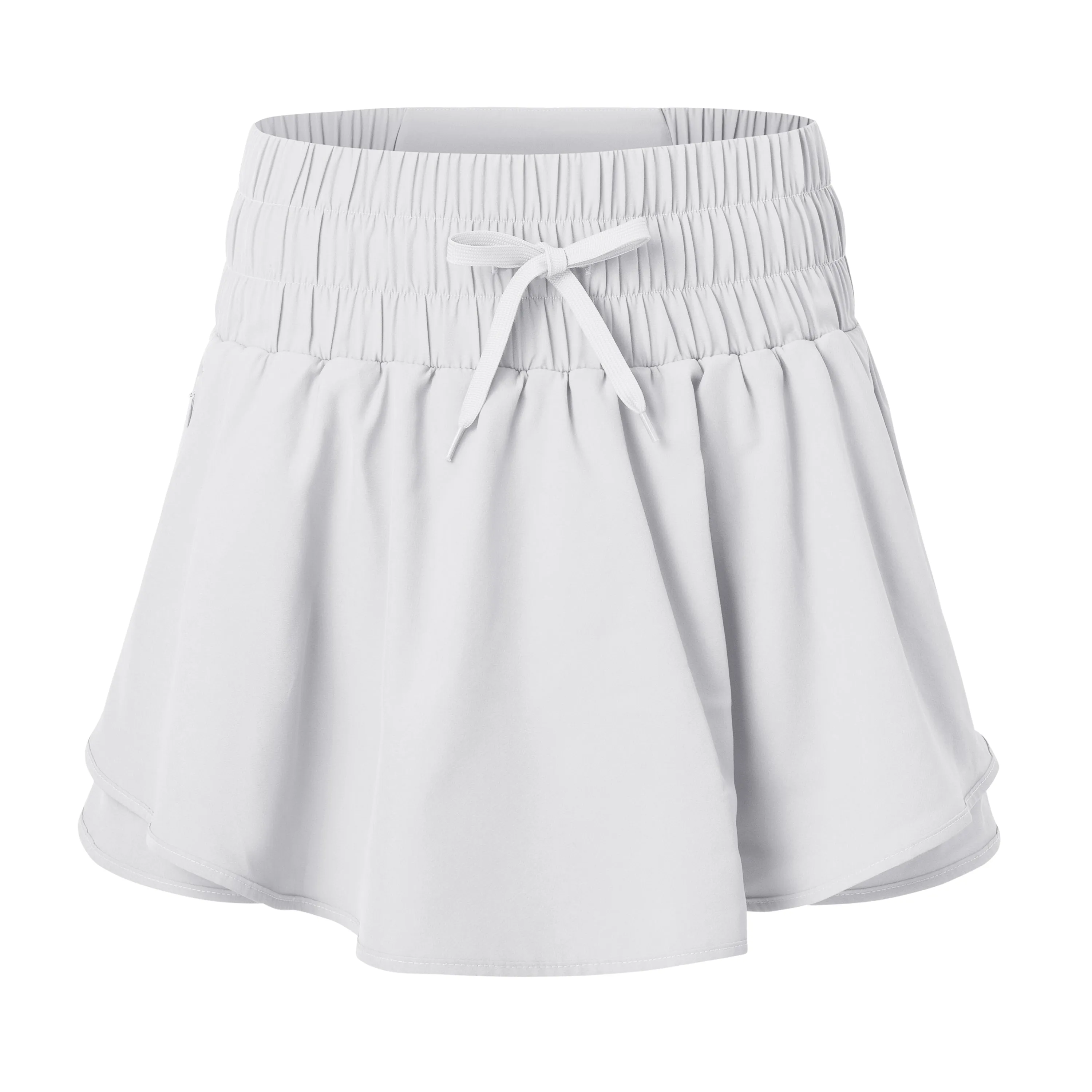 High waisted casual running shorts