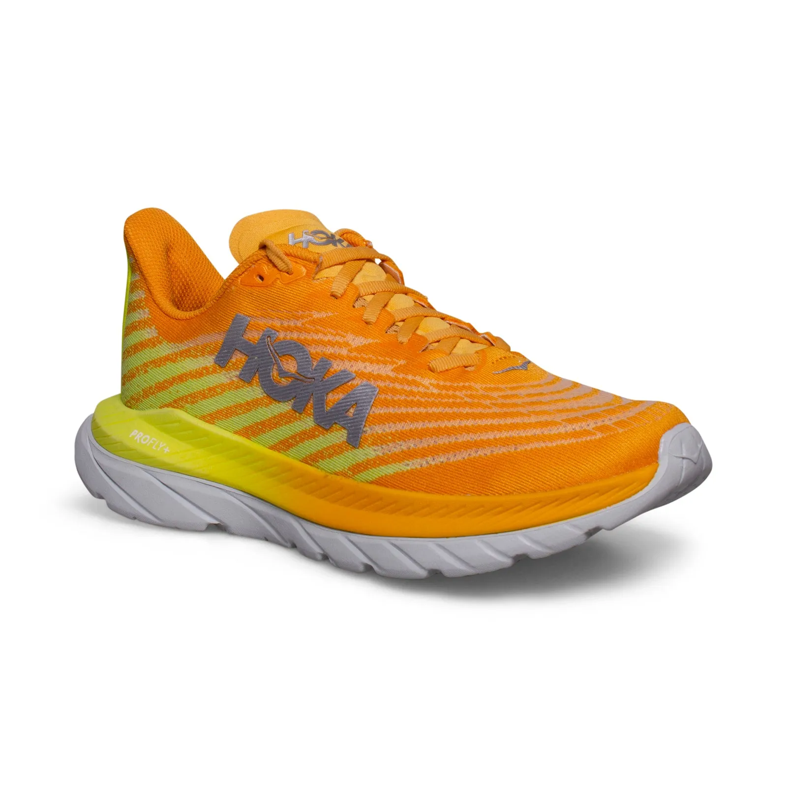 Hoka One One Mach 5 Radiant Yellow / Evening Promise Running Shoes - Men's