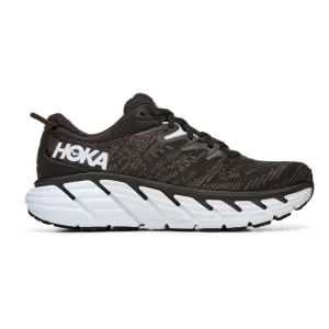 'HOKA' Women's Gaviota 4 - Black / White (Wide)