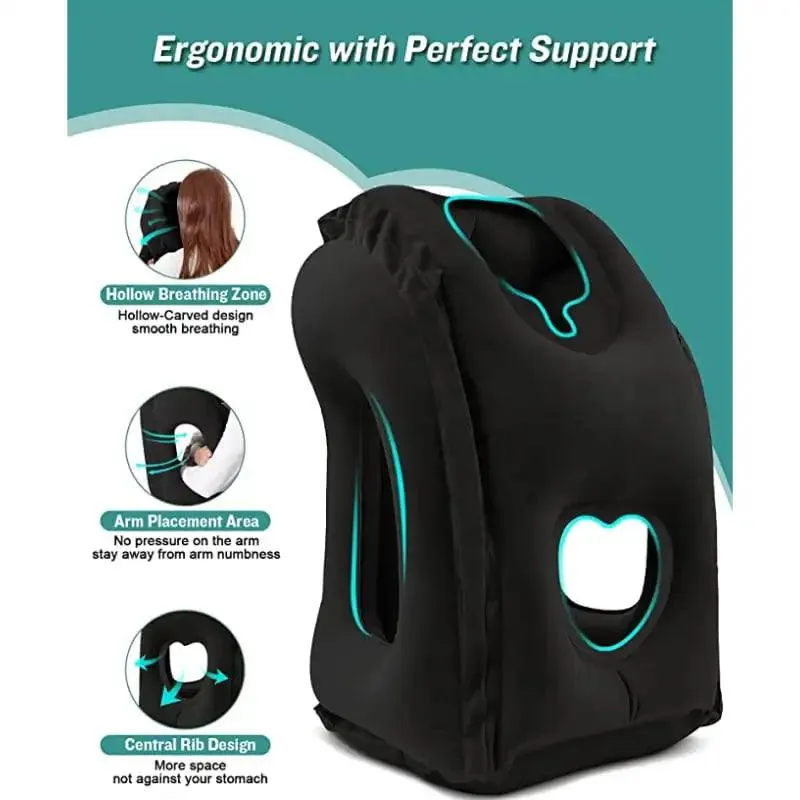 Inflatable Headrest Travel Pillow