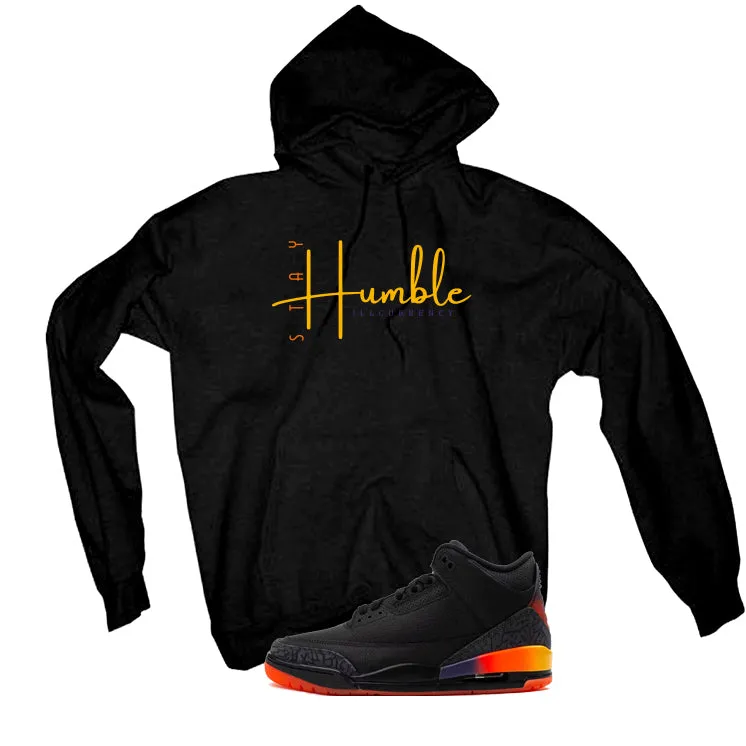 J Balvin x Air Jordan 3 Rio Black T-Shirt (Stay Humble)