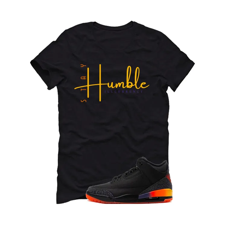 J Balvin x Air Jordan 3 Rio Black T-Shirt (Stay Humble)