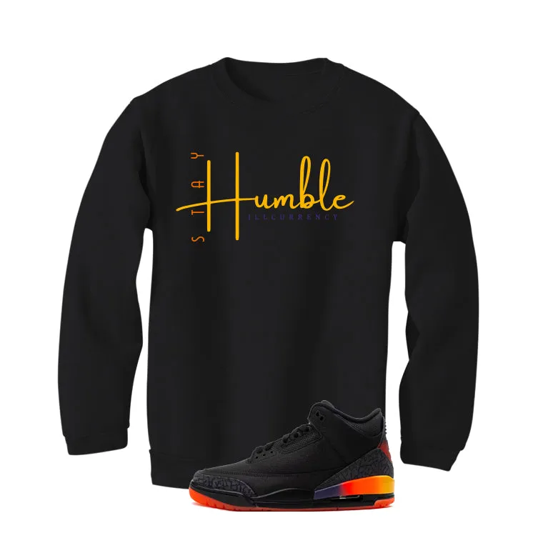 J Balvin x Air Jordan 3 Rio Black T-Shirt (Stay Humble)