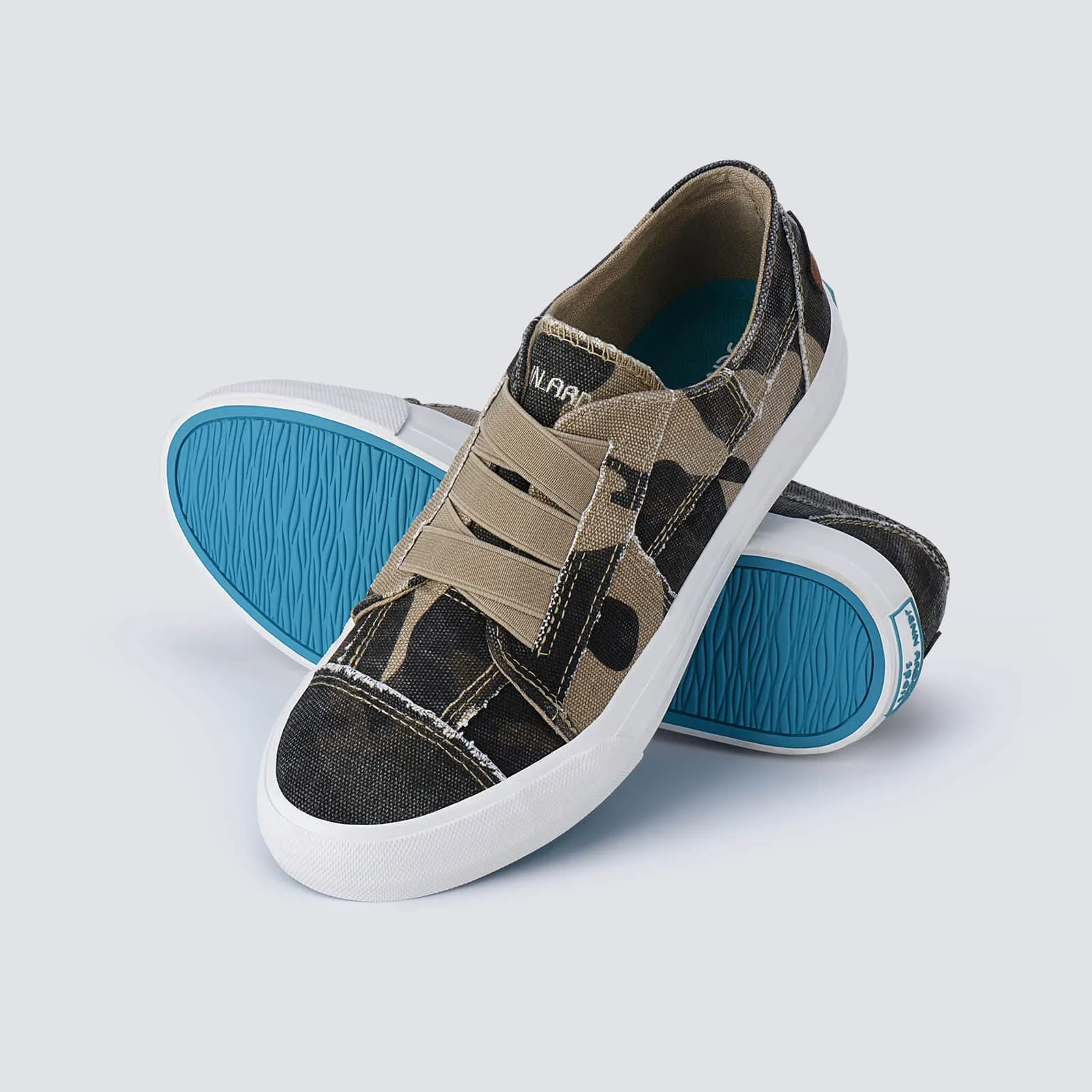 JENN ARDOR Women Low-Top Tennis Canvas Sneaker