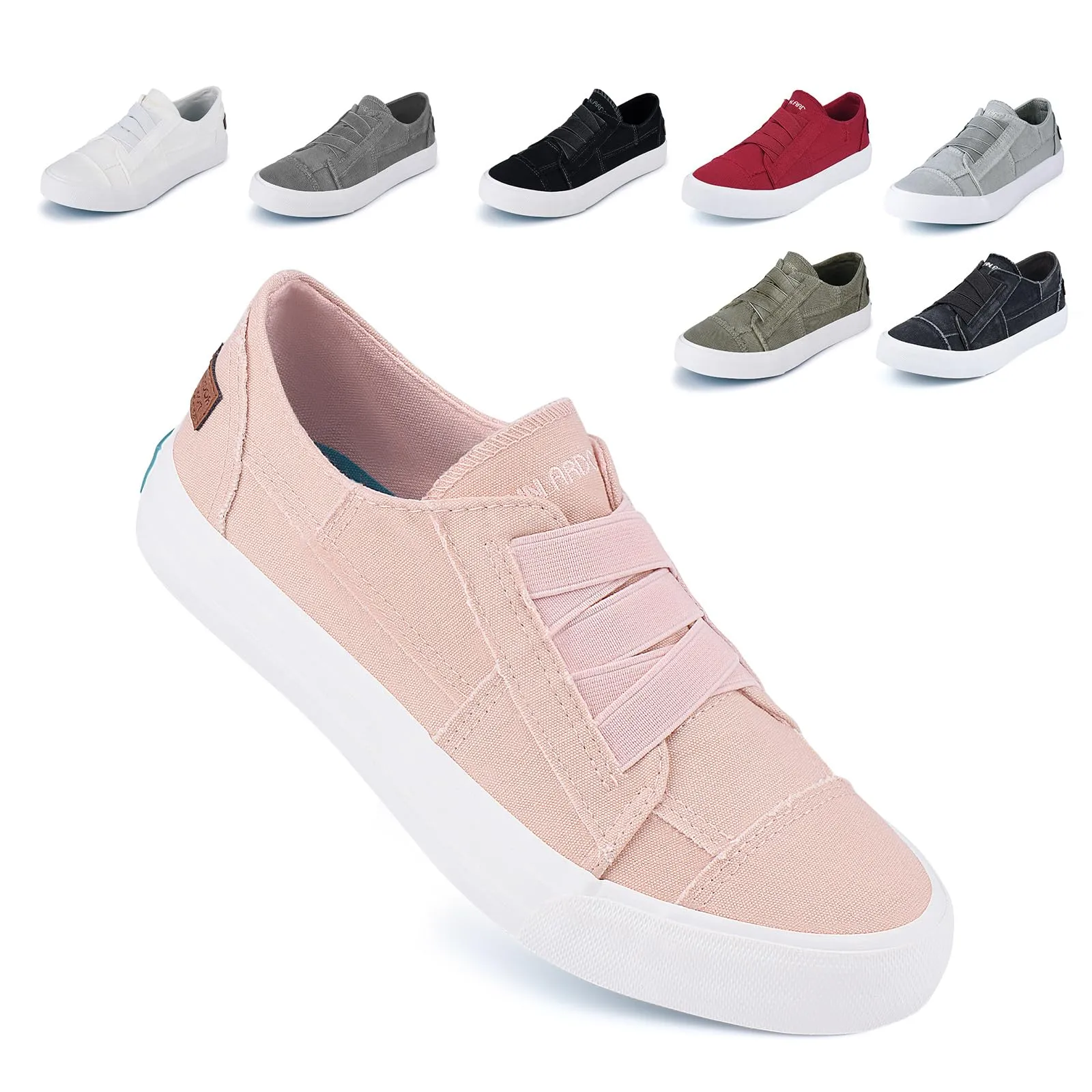 JENN ARDOR Women Low-Top Tennis Canvas Sneaker