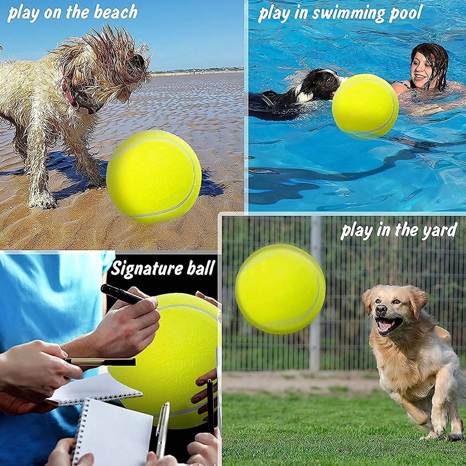 Jumbo Pet Tennis Ball - 9.5"