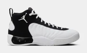 Jumpman Pro Mens Basketball Shoes (White/Black)