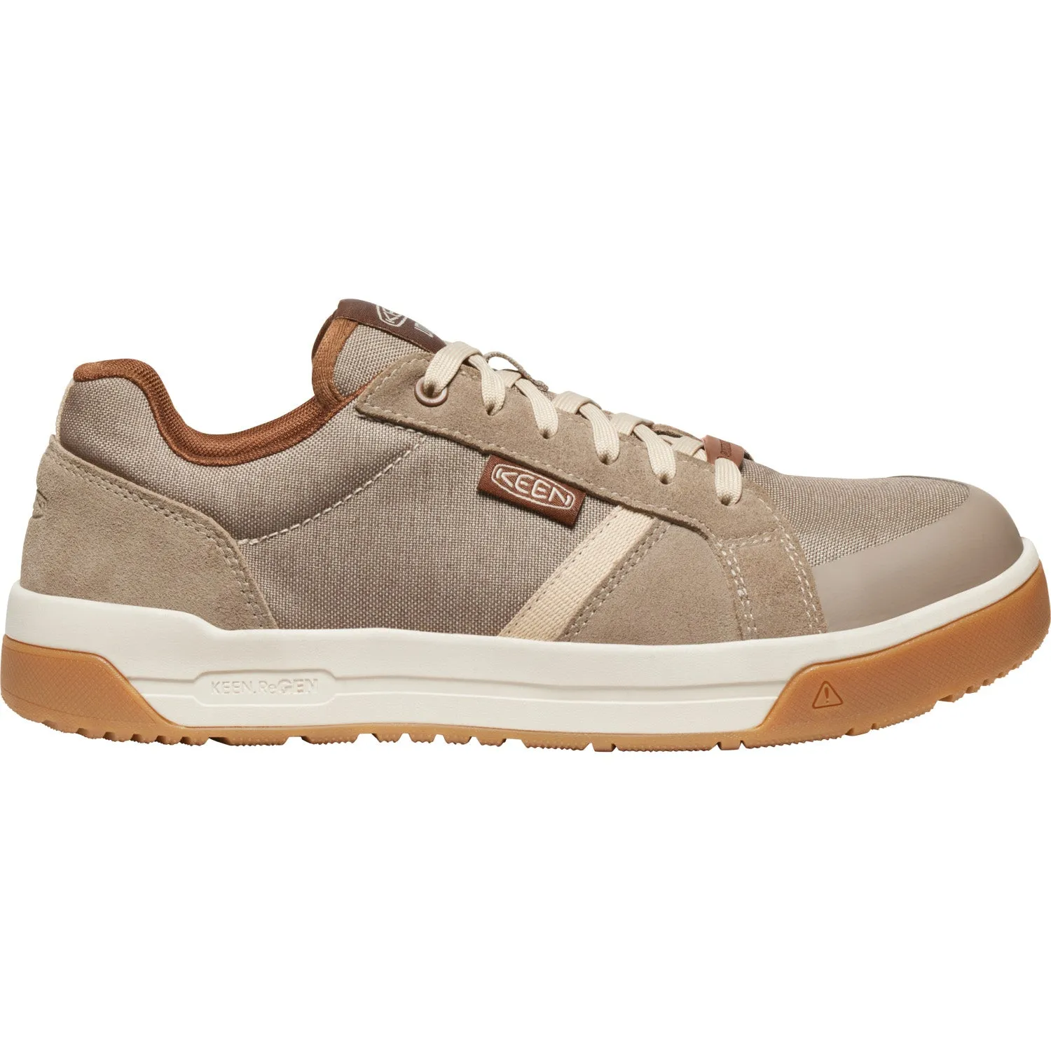 Keen Utility Mens Kenton CT Brindle/Gum Canvas Work Shoes