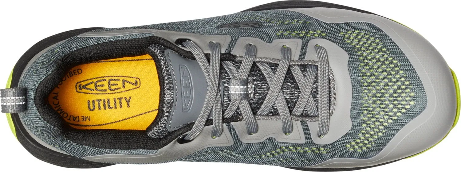 Keen Utility Mens Sparta II ESD Steel Grey/Evening Primrose Mesh Work Shoes