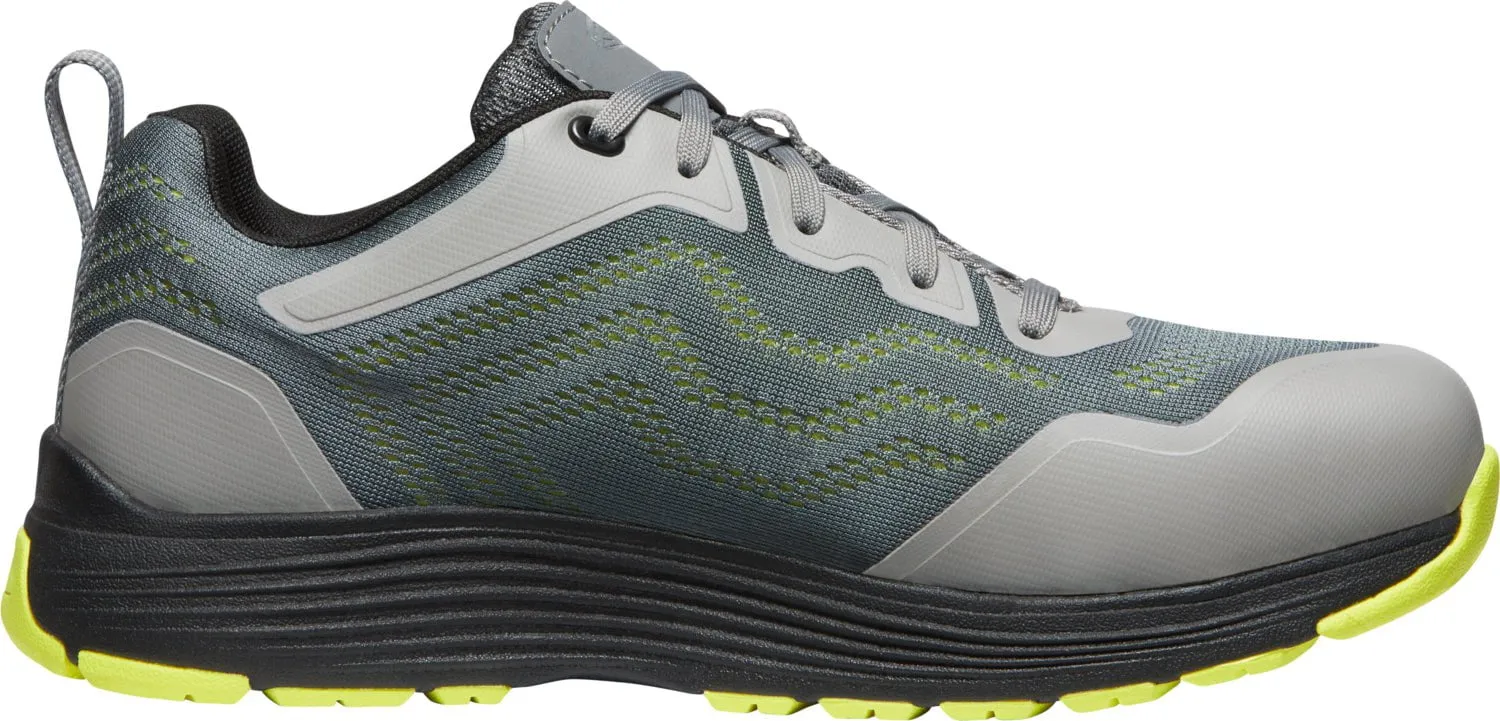 Keen Utility Mens Sparta II ESD Steel Grey/Evening Primrose Mesh Work Shoes