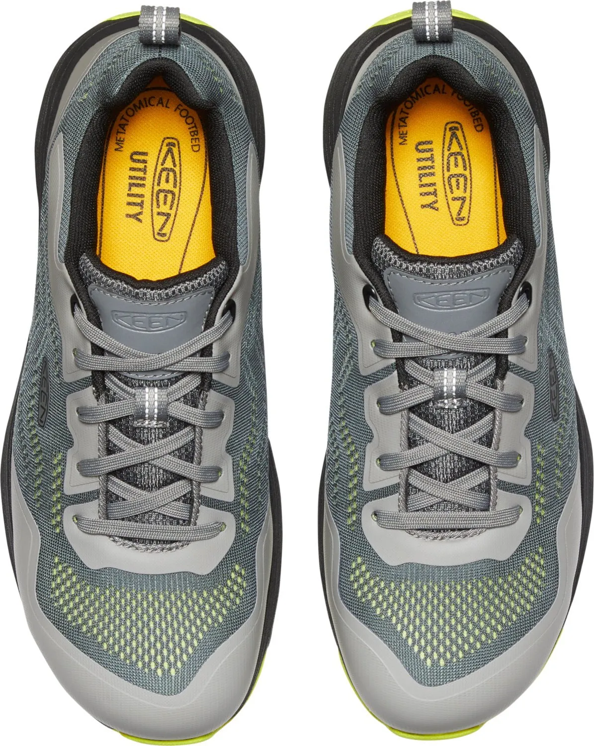 Keen Utility Mens Sparta II ESD Steel Grey/Evening Primrose Mesh Work Shoes