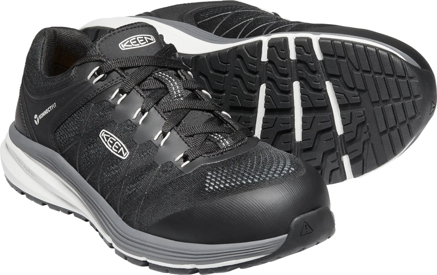 Keen Utility Mens Vista Energy Vapor/Black Mesh Work Shoes