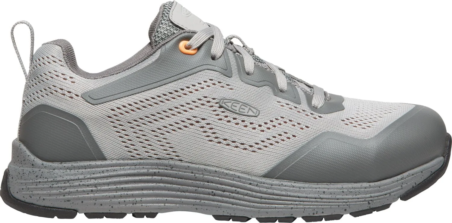 Keen Utility Womens Sparta II ESD Drizzle/Papaya Mesh Work Shoes