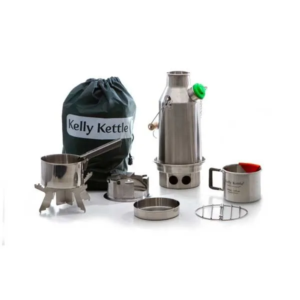 Kelly Kettle 'Trekker' Stainless Steel Kettle & Kit