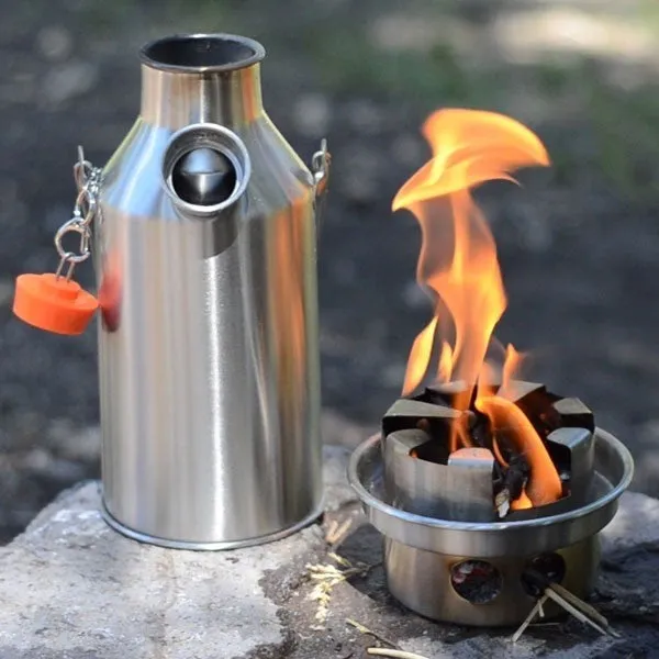 Kelly Kettle 'Trekker' Stainless Steel Kettle & Kit