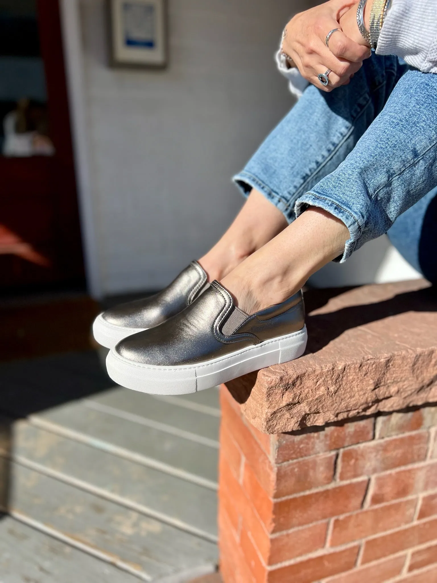 Loafer Sneak in Pewter