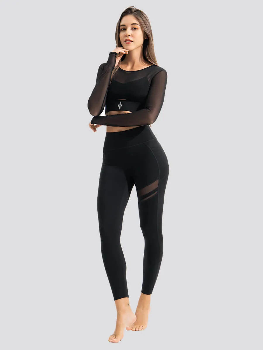 Long-sleeved Breathable Sports Bra