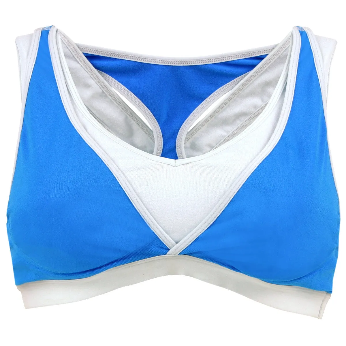 Lotus Blue Yoga Nursing Breast Pump Bra - Cake