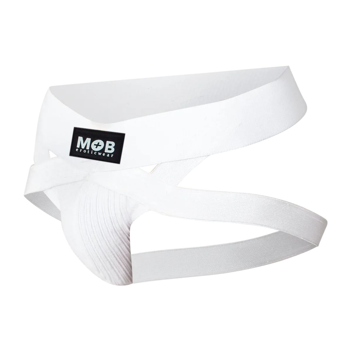 Male Basics MOB Men's Eroticwear X Style Jock White