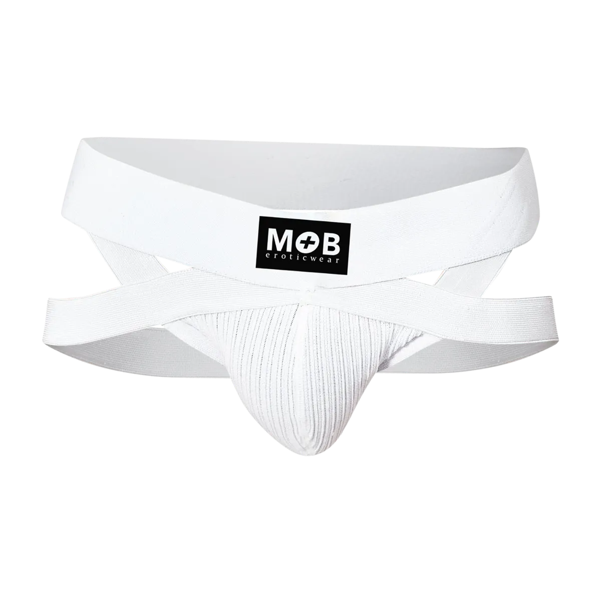 Male Basics MOB Men's Eroticwear X Style Jock White