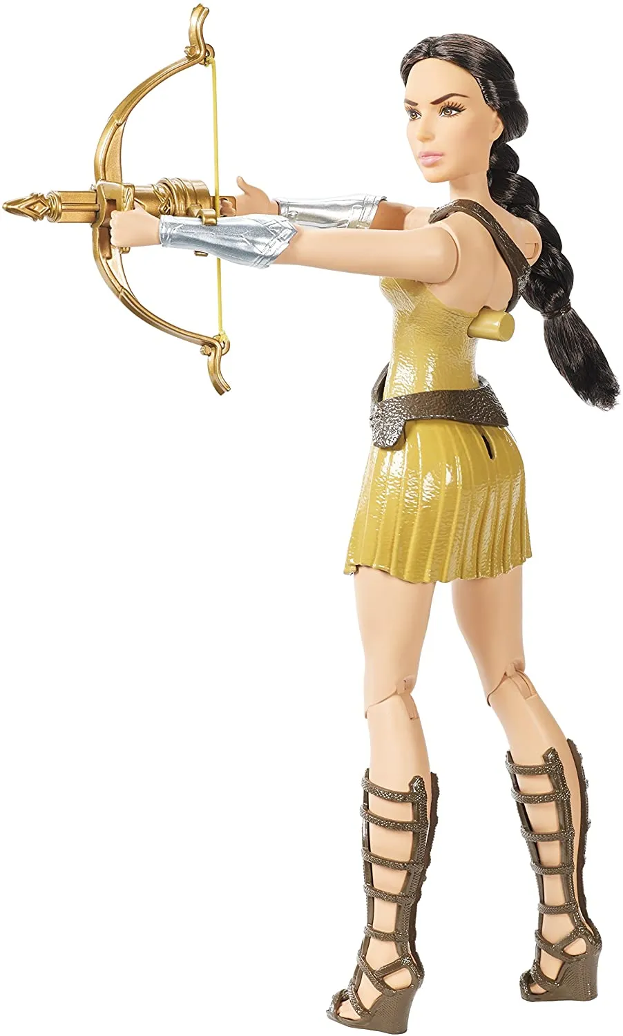 Mattel DC Wonder Woman Bow-Wielding - Deluxe Fashion Action Figure Playset - Feature Bow-Wielding Arrows, Shoes and More,12" Doll