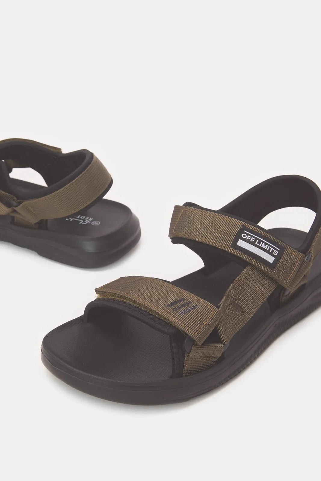 Men Olive Sports Sandal