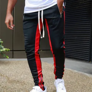 Mens Joggers Casual Pants Fitness Men Sportswear Tracksuit Bottoms Skinny Sweatpants Trousers Navy blue Gyms Jogger Track Pants