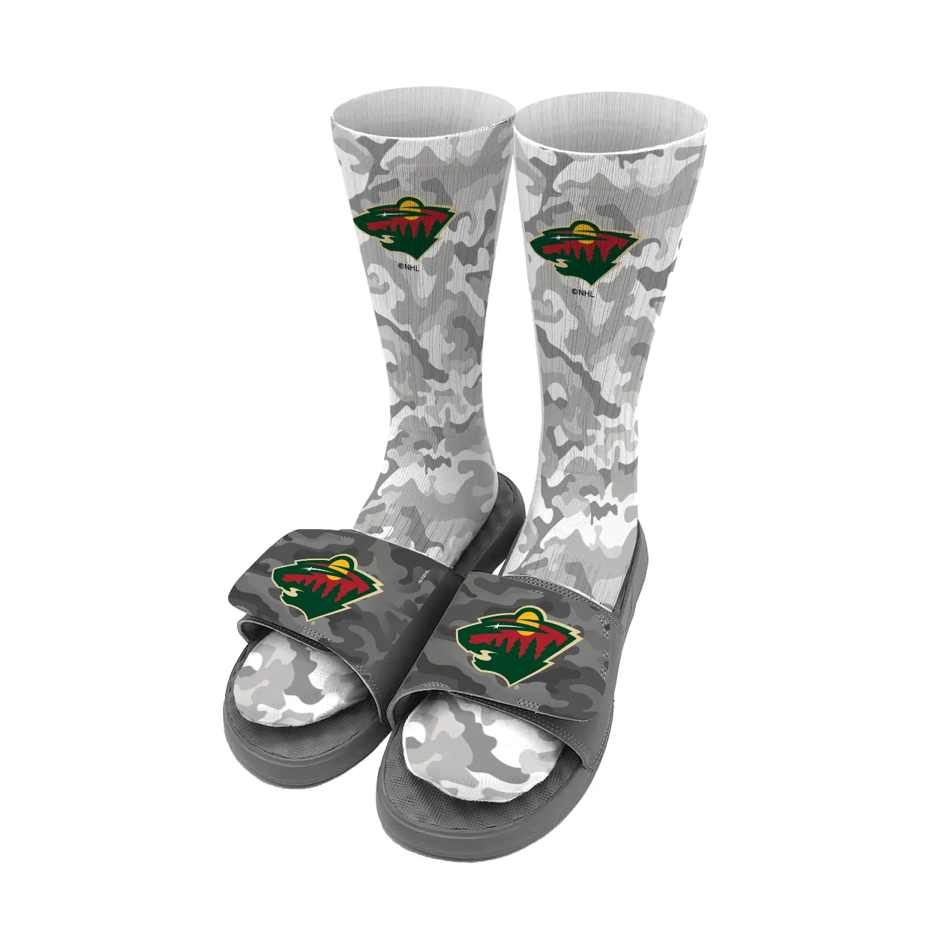 Minnesota Wild Urban Camo Sock Bundle