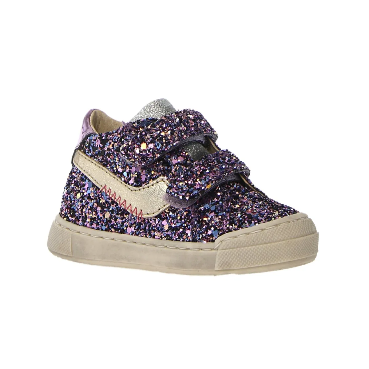 Naturino Toddler's (Sizes 21-25) Falcotto Palom VL Glitter Blossom/Metallic Multi/Platinum