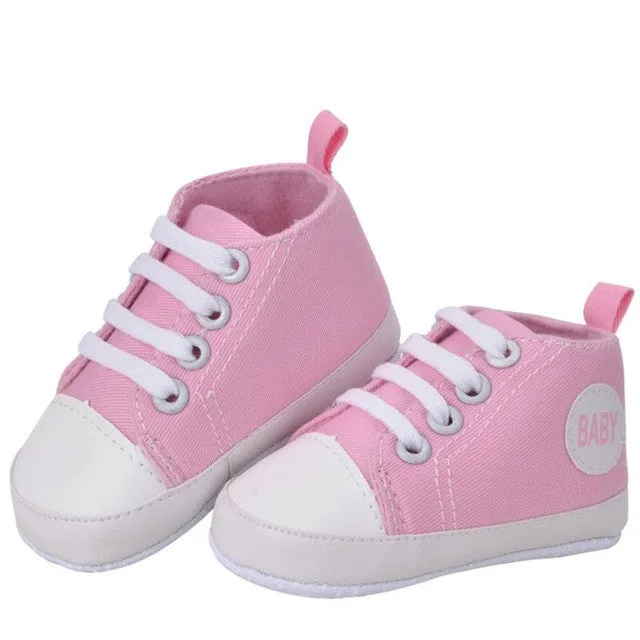 New 7 Colors Kids Children Boy&Girl Sports Shoes Sneakers Baby Infant Soft Bottom First Walkers S01