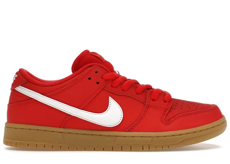 Nike Sb Dunk Low University Red Gum