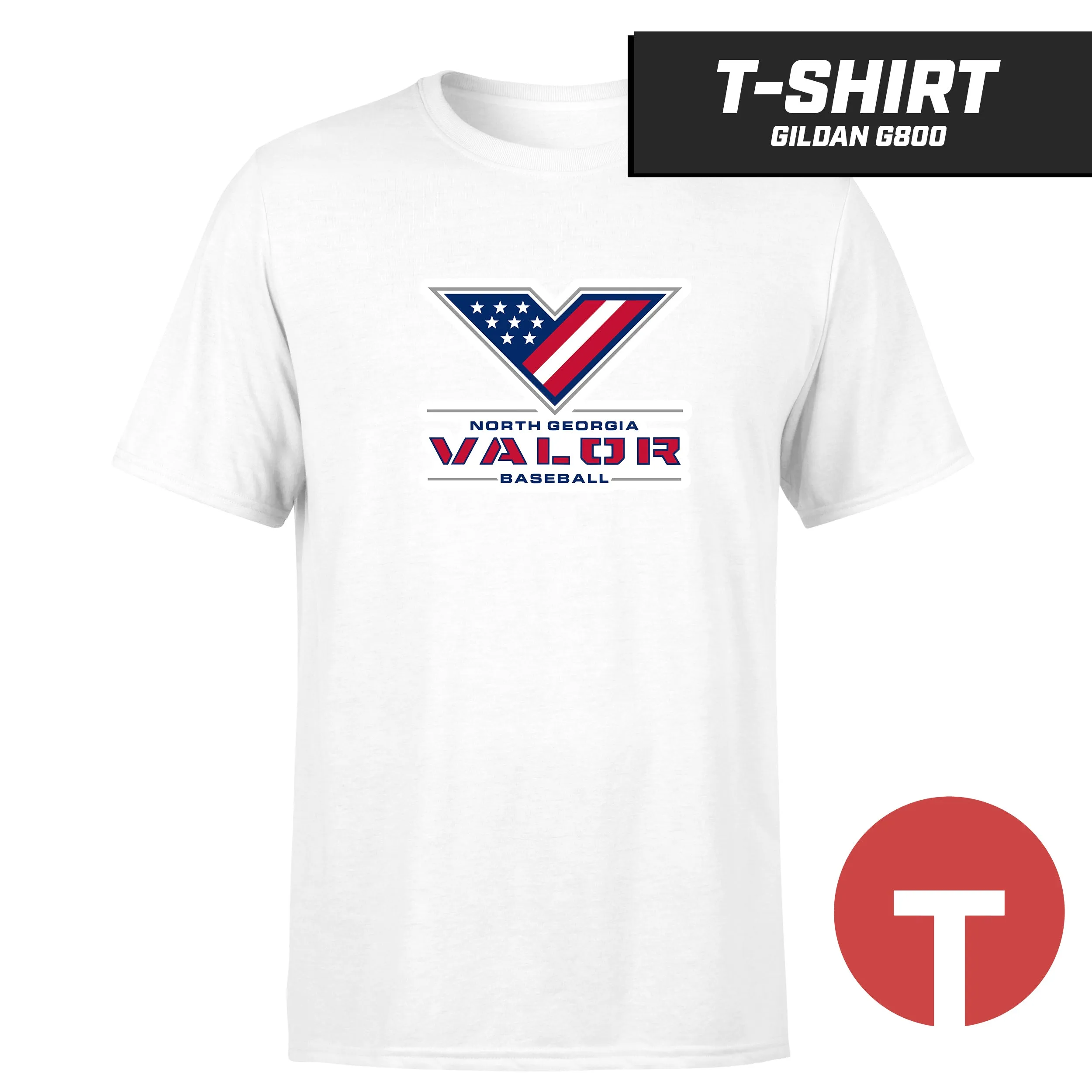 North Georgia Valor - T-Shirt Gildan G800