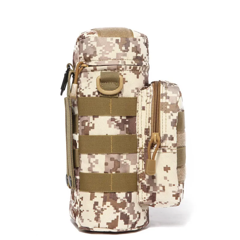 Outdoor Tactical Water Bottle Bag Military Fan Camouflage Outdoor Travel Hiking Climbing Accessory Bag