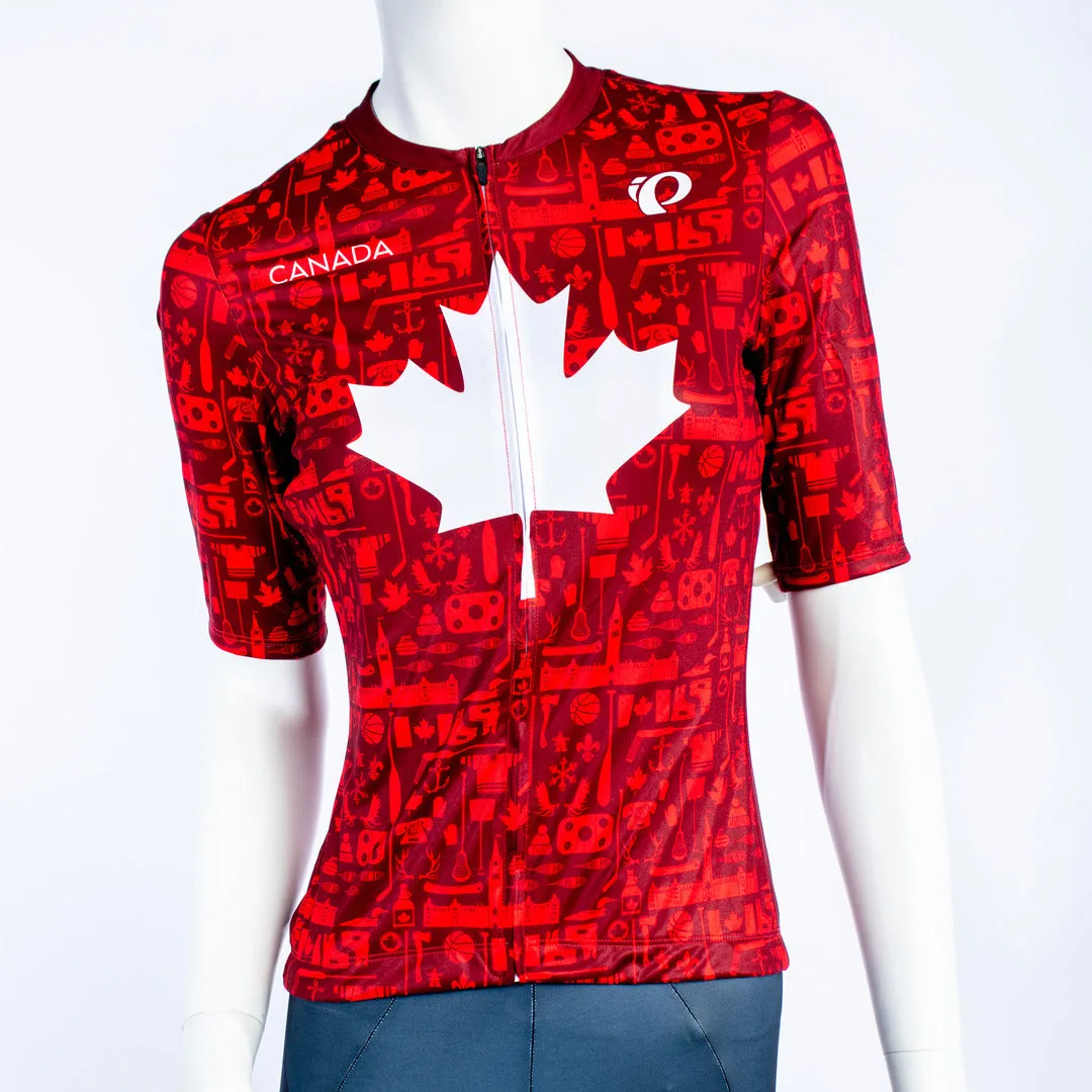 Pearl Izumi Women's Canadian Olympics 2024 Attack Bike Jersey