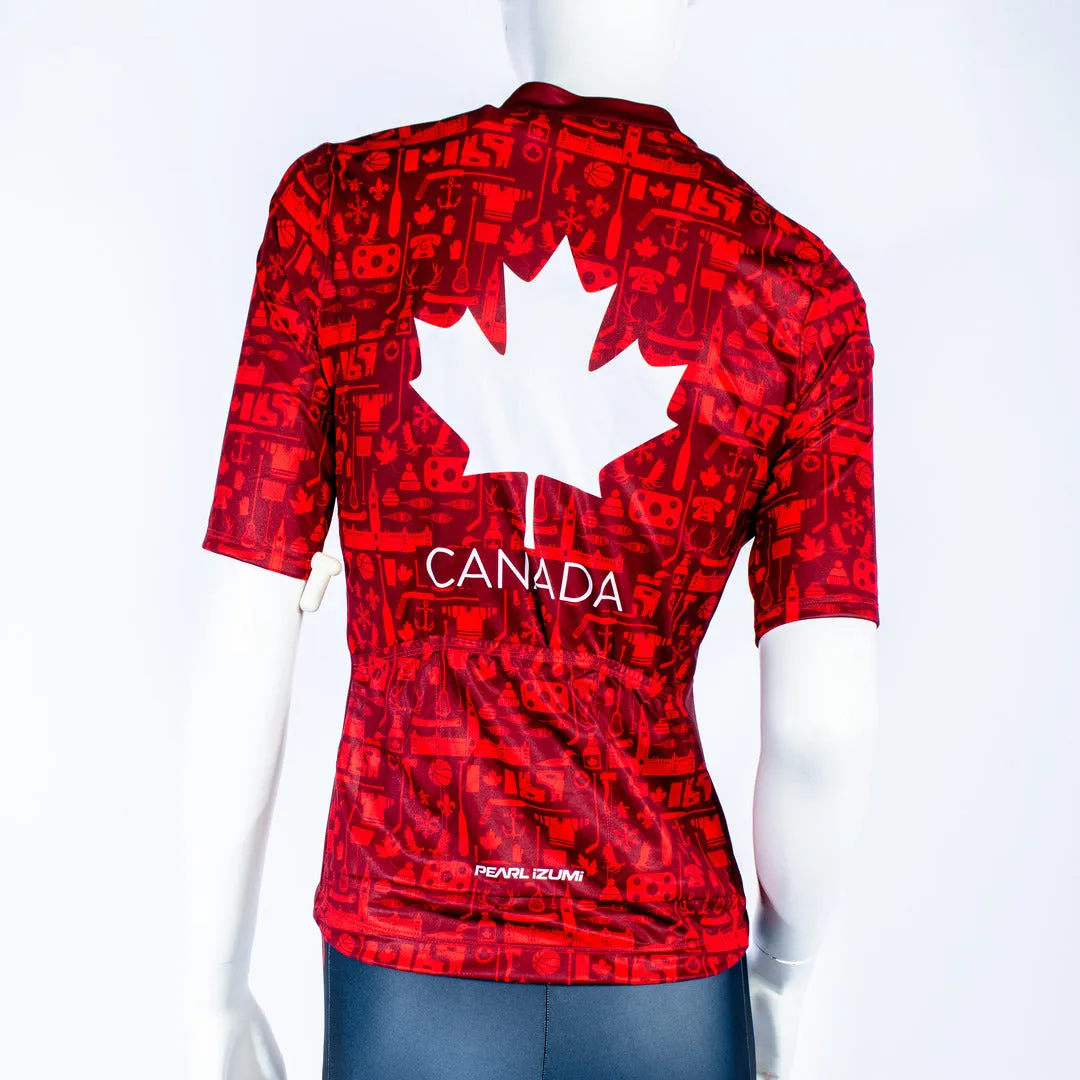 Pearl Izumi Women's Canadian Olympics 2024 Attack Bike Jersey