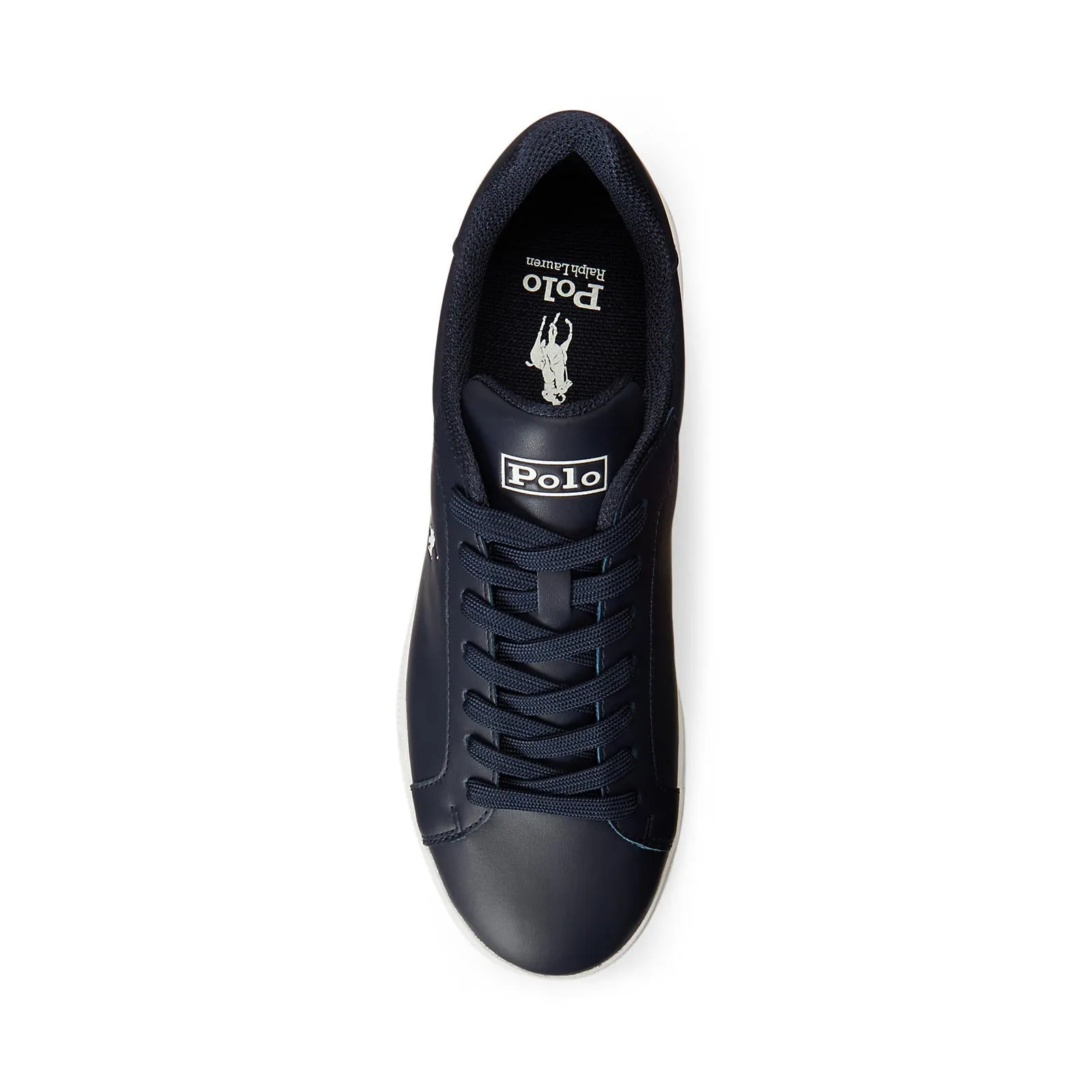 Polo Ralph Lauren - Heritage Court II Leather Sneaker - Navy/White