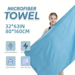 Quickdry Microfiber Beach Towel  Ideal for Yoga Camping Bathroom