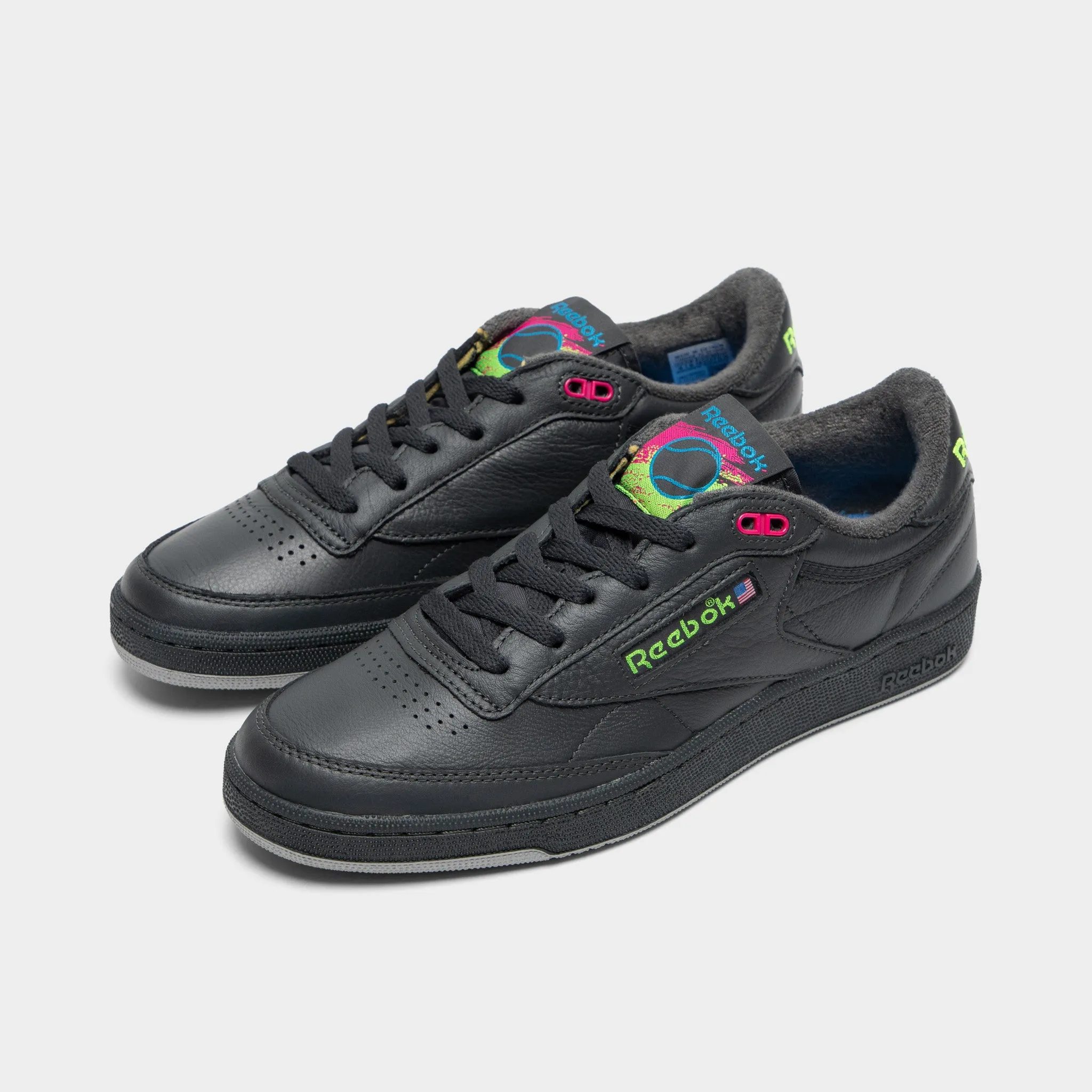 Reebok Club C Black / Volt