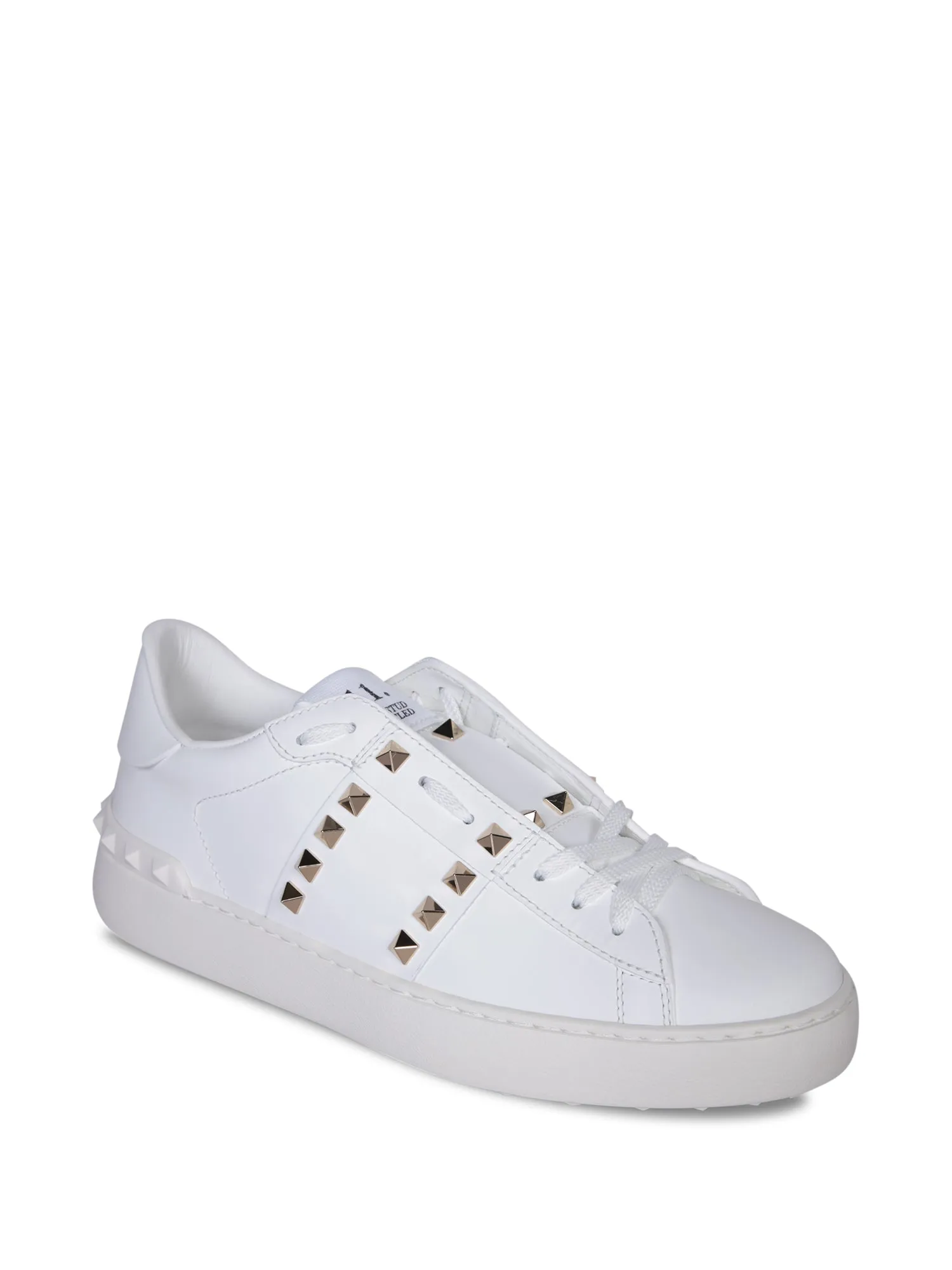 Rockstud untitled white sneakers