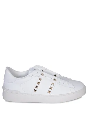 Rockstud untitled white sneakers