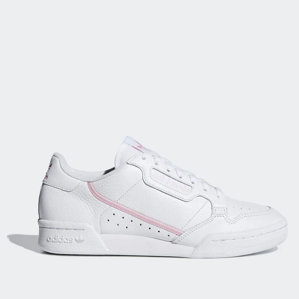 Scarpe Donna ADIDAS Sneakers linea Continental 80 Bianco e Rosa