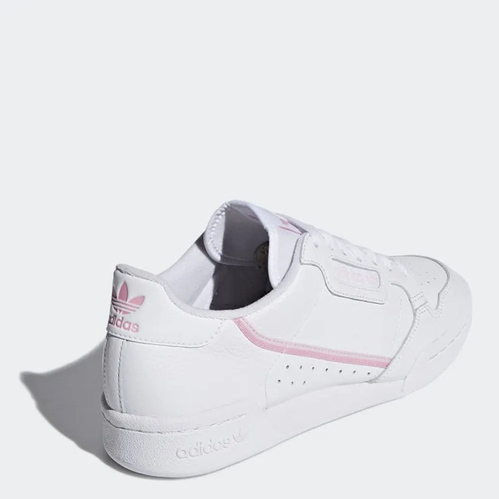 Scarpe Donna ADIDAS Sneakers linea Continental 80 Bianco e Rosa