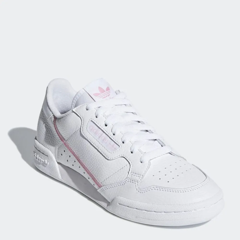 Scarpe Donna ADIDAS Sneakers linea Continental 80 Bianco e Rosa